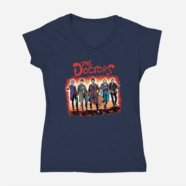 The Docs-womens v-neck tee-zascanauta