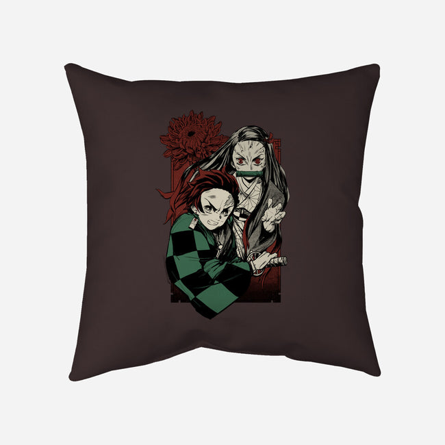 Slayers-none removable cover w insert throw pillow-Hafaell