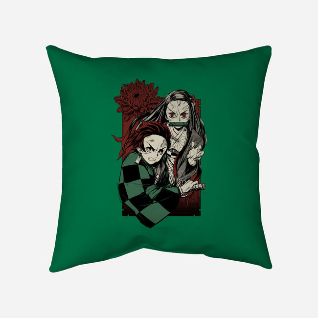Slayers-none removable cover w insert throw pillow-Hafaell