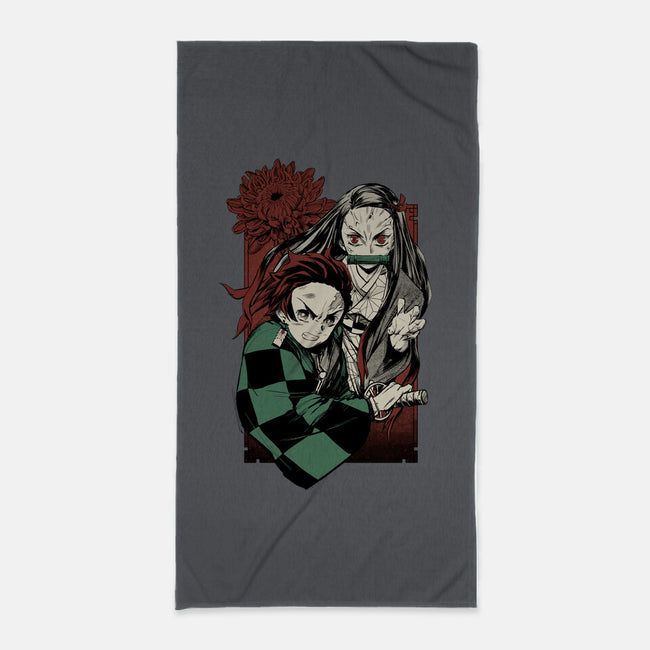 Slayers-none beach towel-Hafaell