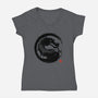Mortal Ink-womens v-neck tee-retrodivision