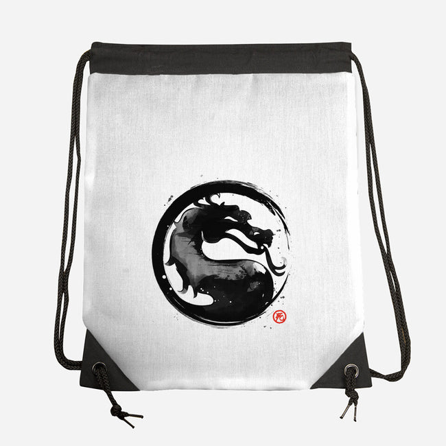 Mortal Ink-none drawstring bag-retrodivision