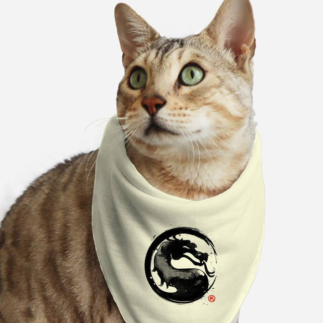 Mortal Ink-cat bandana pet collar-retrodivision