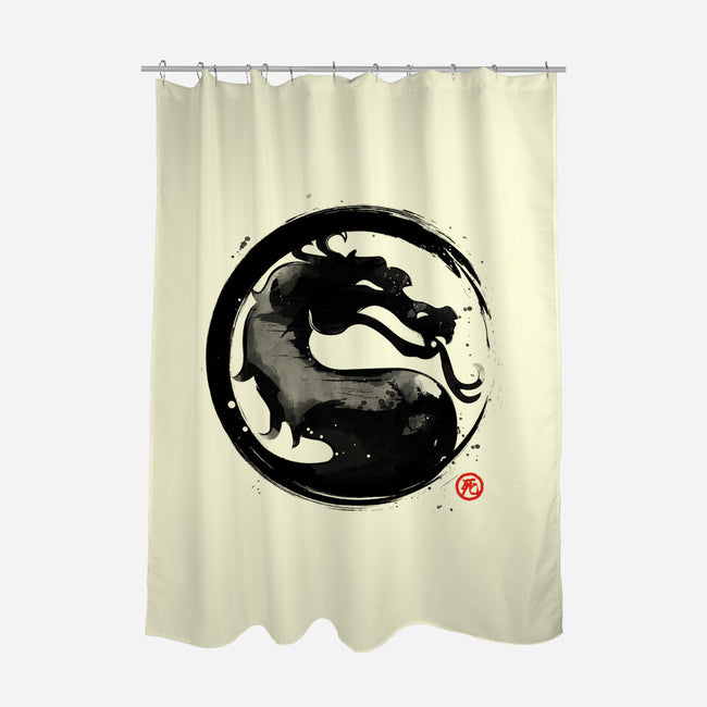Mortal Ink-none polyester shower curtain-retrodivision