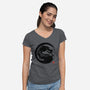 Mortal Ink-womens v-neck tee-retrodivision