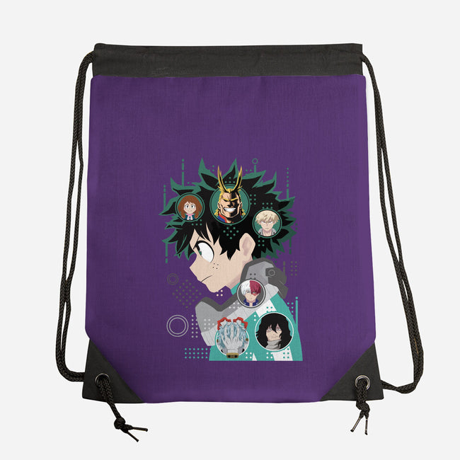 Hero-none drawstring bag-danielmorris1993