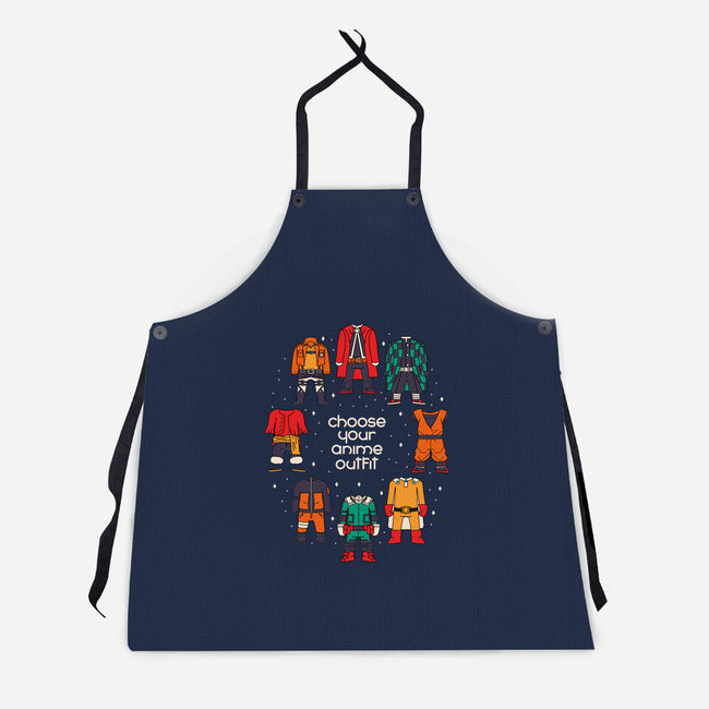 Choose Your Anime Outfit-unisex kitchen apron-Domii