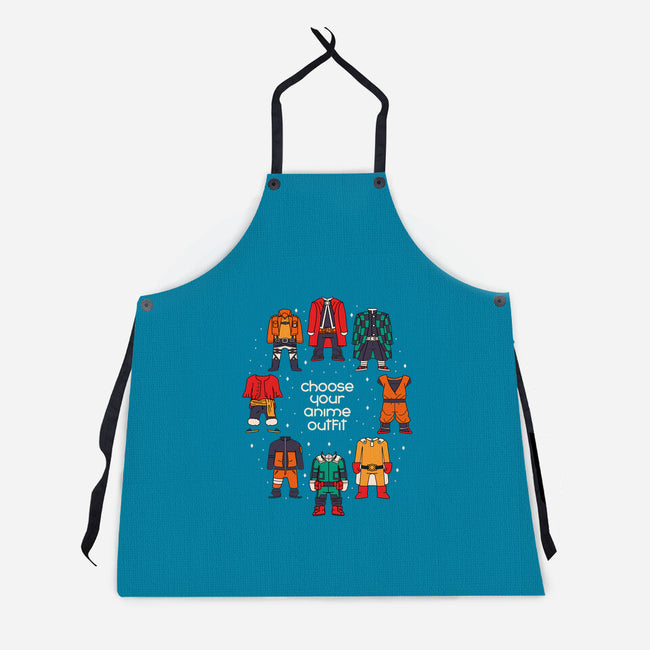 Choose Your Anime Outfit-unisex kitchen apron-Domii