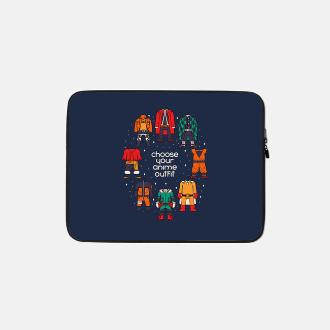 Choose Your Anime Outfit-none zippered laptop sleeve-Domii