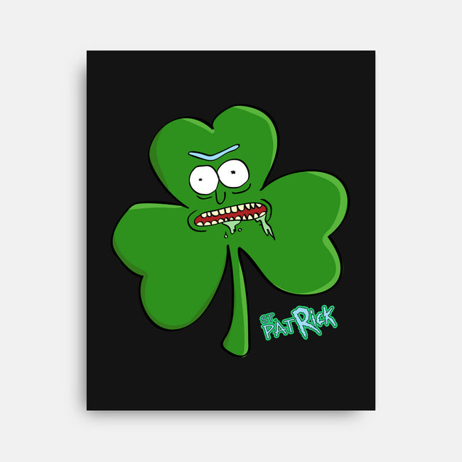 Saint Pat Rick-none stretched canvas-nathanielf