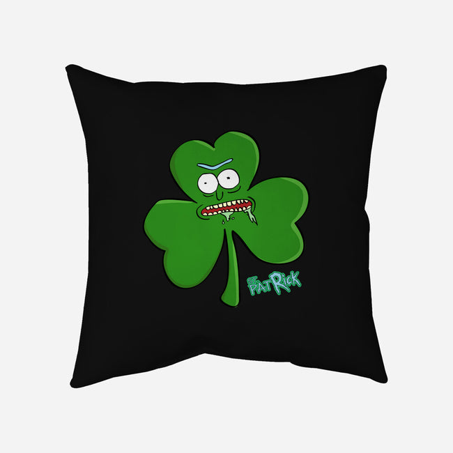 Saint Pat Rick-none removable cover w insert throw pillow-nathanielf