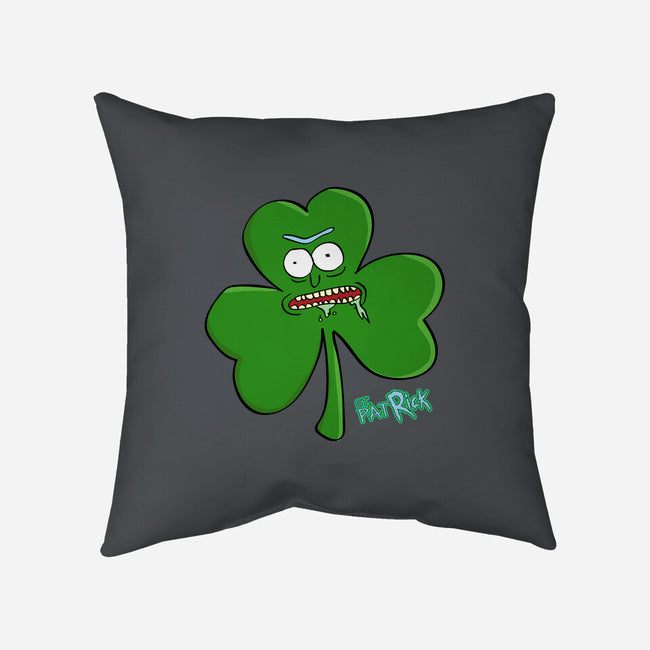 Saint Pat Rick-none removable cover throw pillow-nathanielf