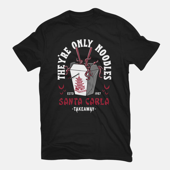 They're Only Noodles-womens basic tee-Nemons