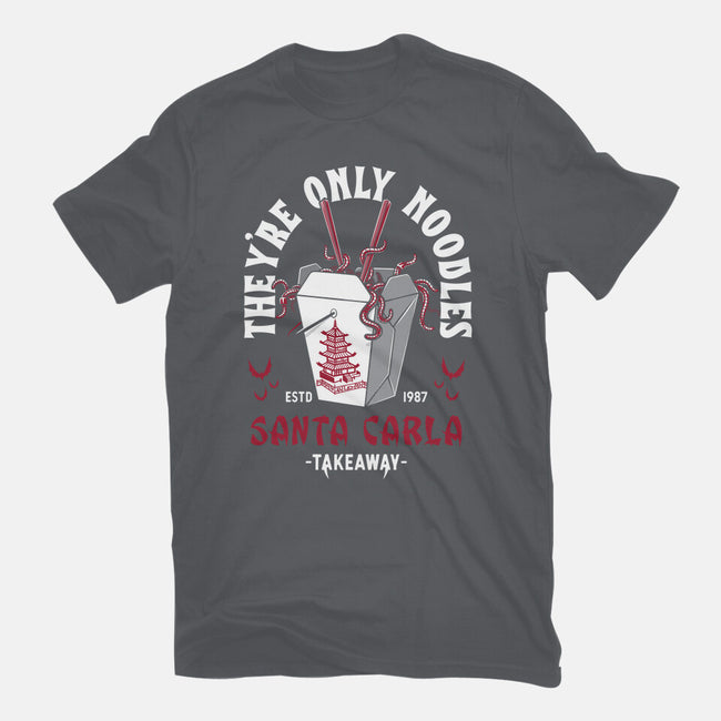 They're Only Noodles-womens basic tee-Nemons