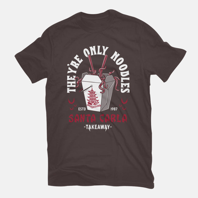 They're Only Noodles-womens basic tee-Nemons