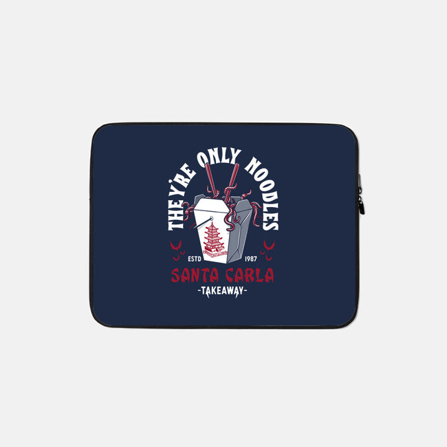 They're Only Noodles-none zippered laptop sleeve-Nemons