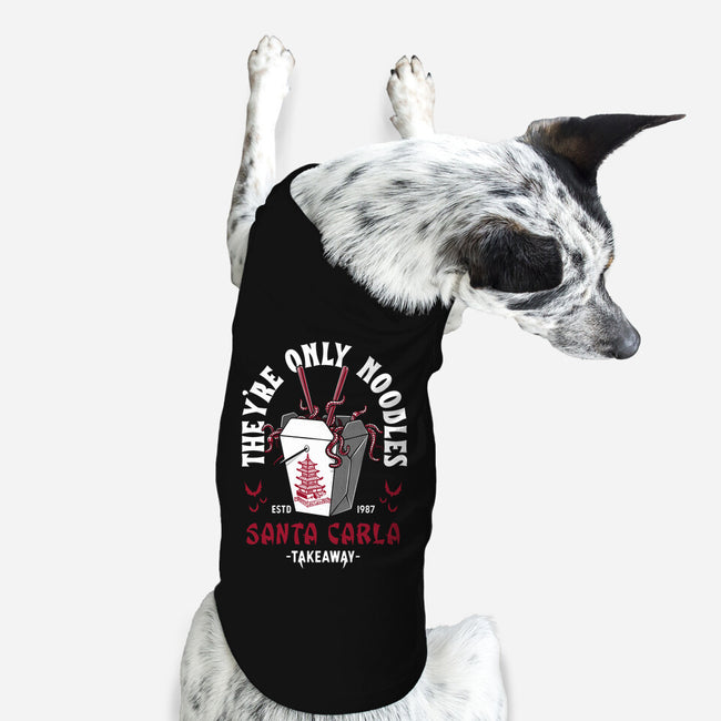 They're Only Noodles-dog basic pet tank-Nemons