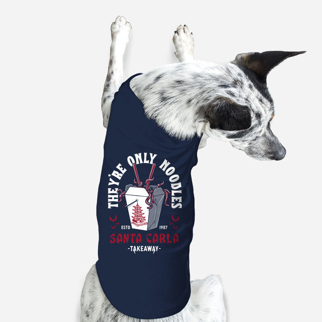 They're Only Noodles-dog basic pet tank-Nemons