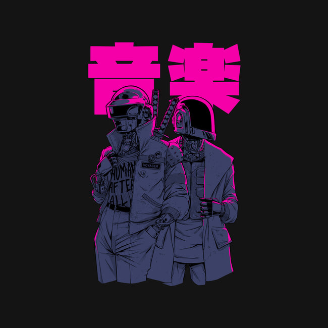 Daft Cyberpunk-womens off shoulder sweatshirt-Hafaell