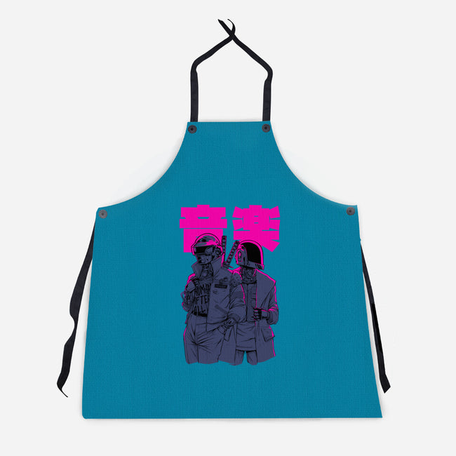 Daft Cyberpunk-unisex kitchen apron-Hafaell