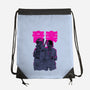Daft Cyberpunk-none drawstring bag-Hafaell