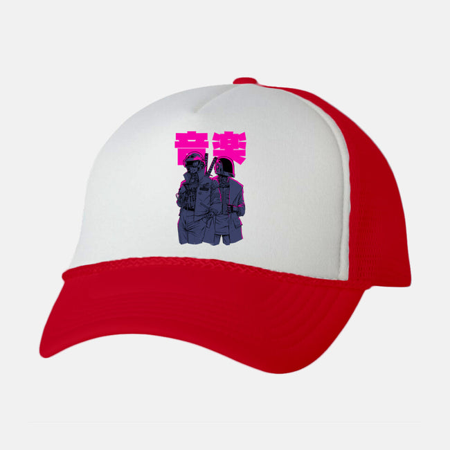 Daft Cyberpunk-unisex trucker hat-Hafaell