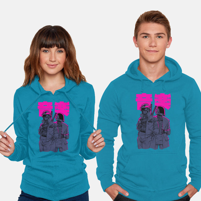 Daft Cyberpunk-unisex pullover sweatshirt-Hafaell