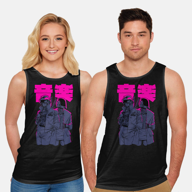 Daft Cyberpunk-unisex basic tank-Hafaell