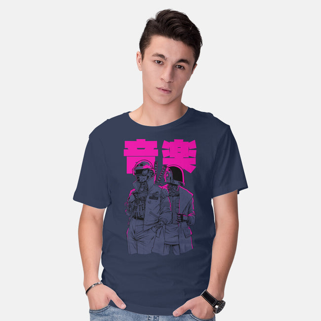 Daft Cyberpunk-mens basic tee-Hafaell