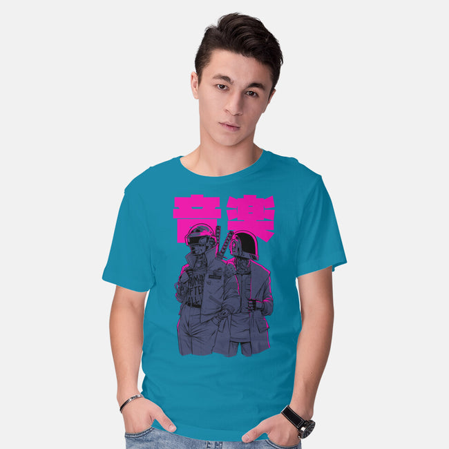 Daft Cyberpunk-mens basic tee-Hafaell