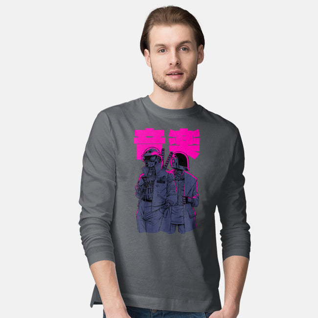 Daft Cyberpunk-mens long sleeved tee-Hafaell