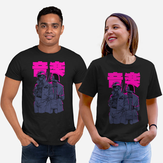 Daft Cyberpunk-unisex basic tee-Hafaell