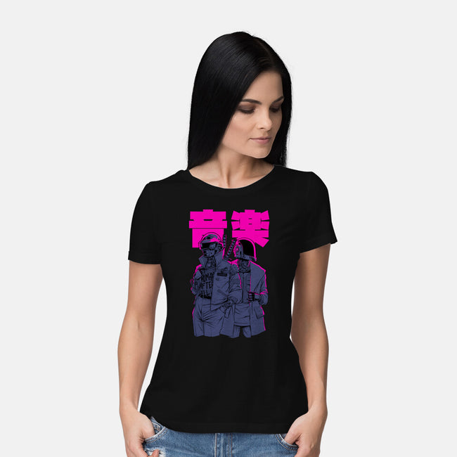 Daft Cyberpunk-womens basic tee-Hafaell