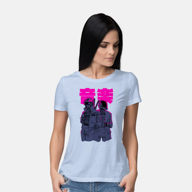 Daft Cyberpunk-womens basic tee-Hafaell
