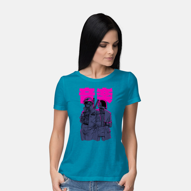 Daft Cyberpunk-womens basic tee-Hafaell