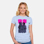 Daft Cyberpunk-womens fitted tee-Hafaell