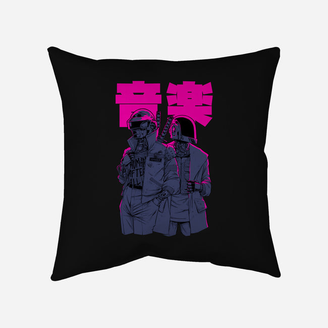 Daft Cyberpunk-none removable cover w insert throw pillow-Hafaell