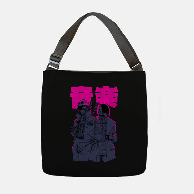 Daft Cyberpunk-none adjustable tote-Hafaell