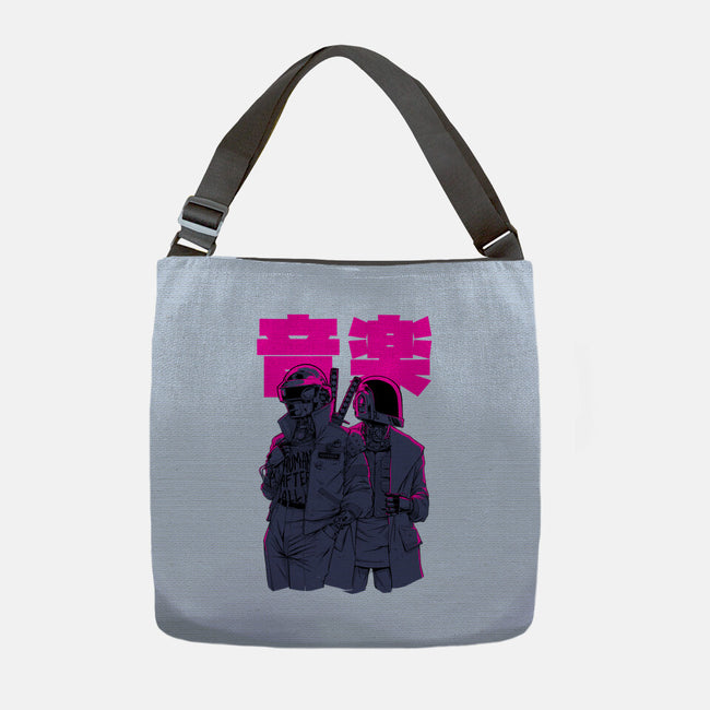 Daft Cyberpunk-none adjustable tote-Hafaell