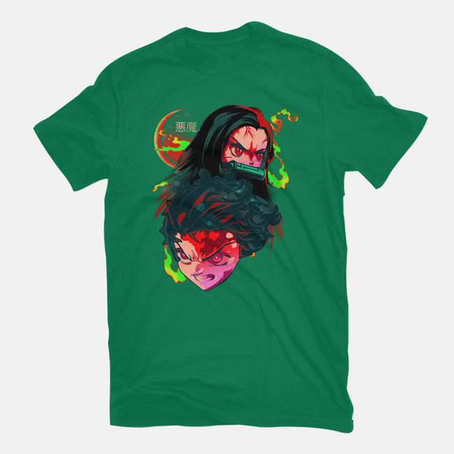 Demon Slayer Siblings-mens long sleeved tee-heydale