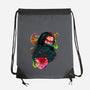 Demon Slayer Siblings-none drawstring bag-heydale