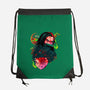 Demon Slayer Siblings-none drawstring bag-heydale