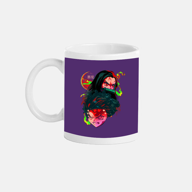 Demon Slayer Siblings-none glossy mug-heydale