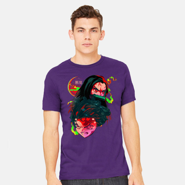 Demon Slayer Siblings-mens heavyweight tee-heydale