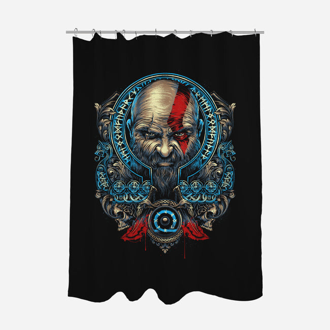 Ragnarok Is Coming-none polyester shower curtain-glitchygorilla