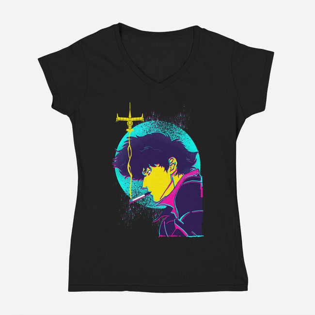 Bounty Hunter-womens v-neck tee-Jelly89