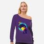 Bounty Hunter-womens off shoulder sweatshirt-Jelly89