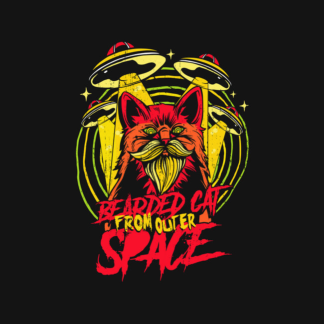 Bearded Cat From Outer Space-unisex crew neck sweatshirt-Paul Hmus