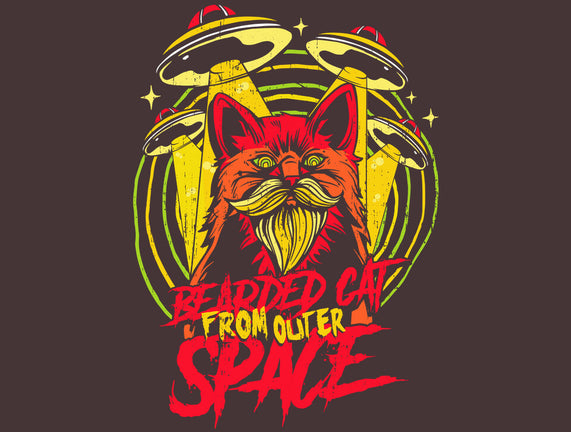 Bearded Cat From Outer Space