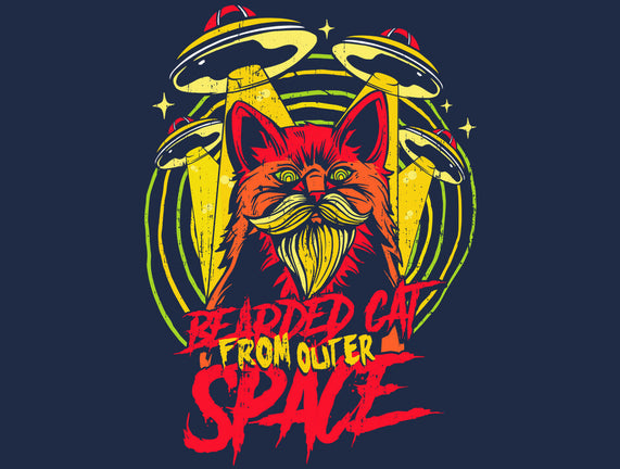 Bearded Cat From Outer Space